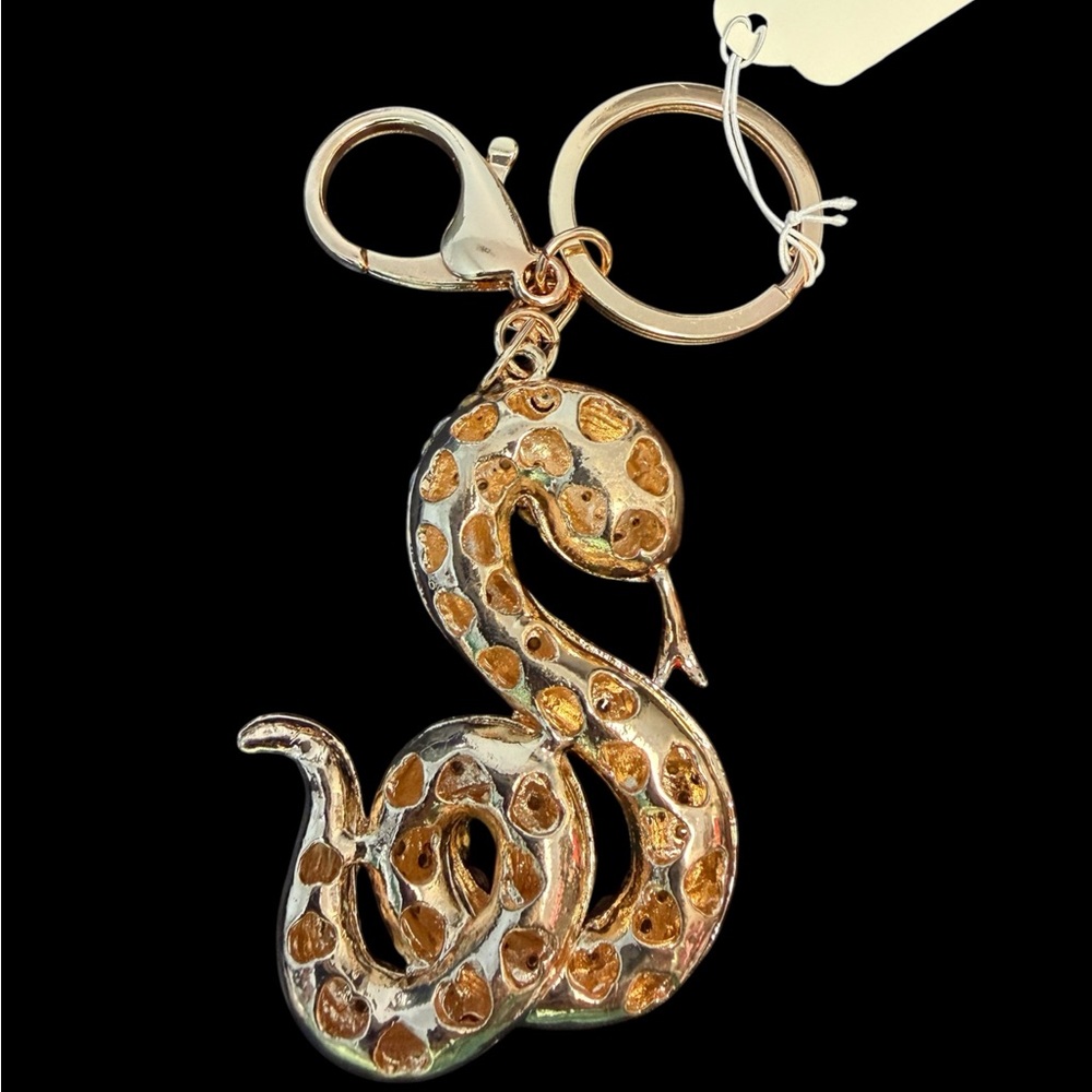 BUY NOW: Snake Bling Bag Charm Key Chain (A728) - Picture 4 of 4